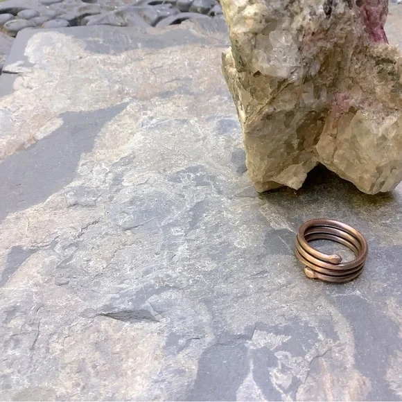 Simple Wrapped Copper Ring - Picture 2 of 5